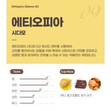 파란수염커피 에티오피아 시다모 G2