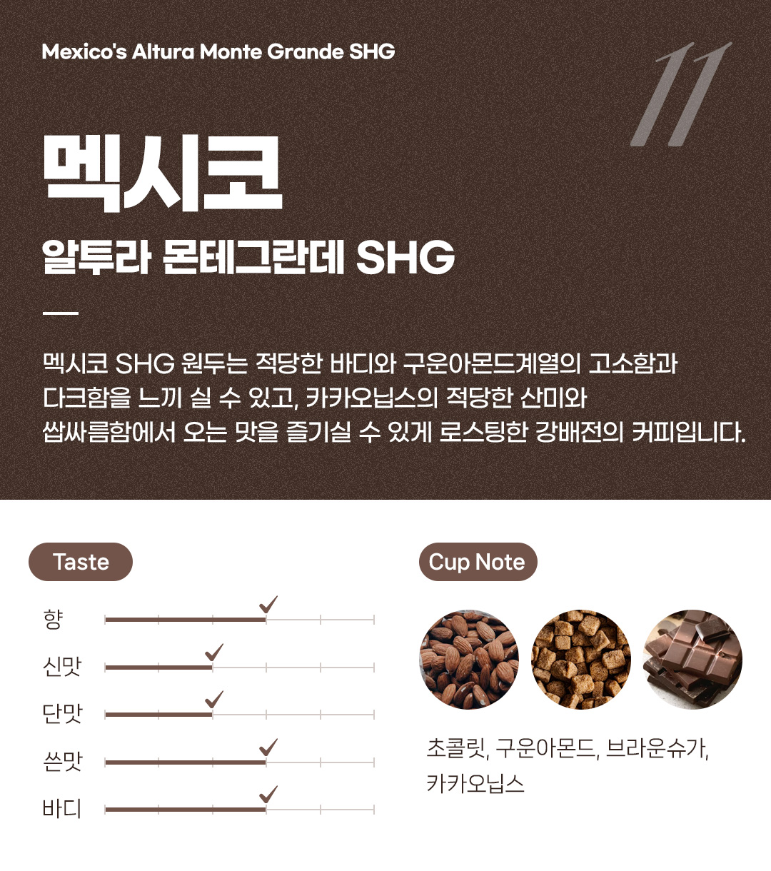 파란수염커피 멕시코 알투라 몬테그란데 SHG